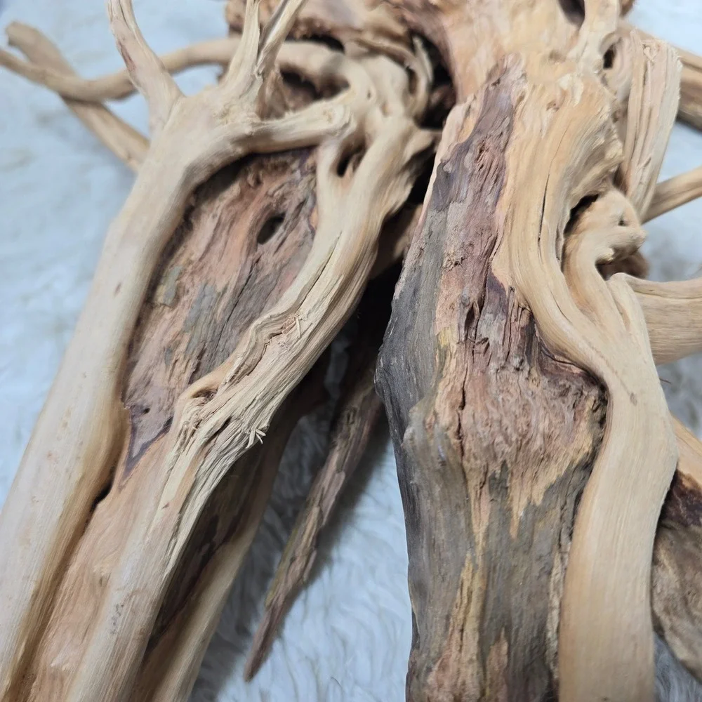 Natural Driftwood Aquarium Terrarium Decor 16 Inch Tan Large Root‎ Sculpture